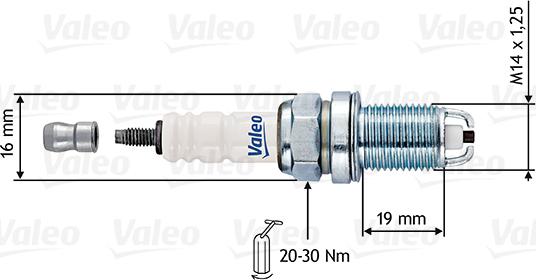 Valeo 246901 - Свічка запалювання avtolavka.club