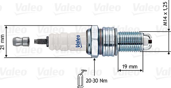 Valeo 246907 - Свічка запалювання avtolavka.club