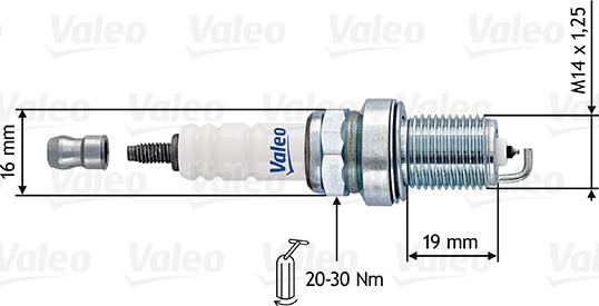 Valeo 246917 - Свічка запалювання avtolavka.club