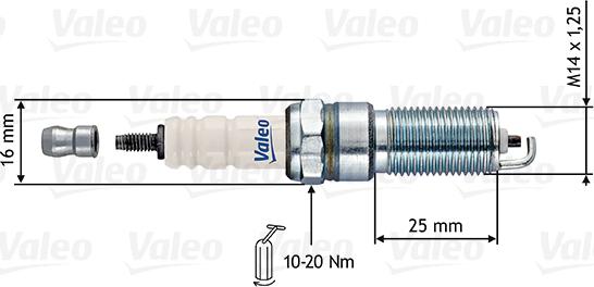 Valeo 246890 - Свічка запалювання avtolavka.club