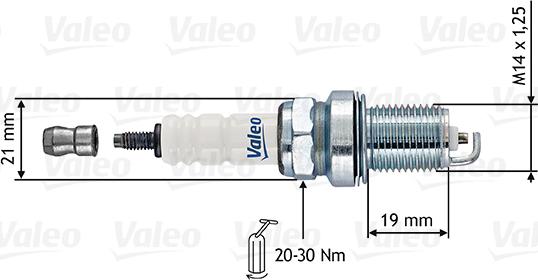 Valeo 246856 - Свічка запалювання avtolavka.club