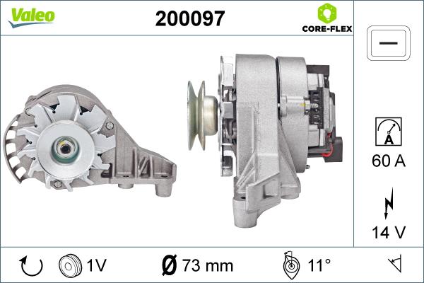 Valeo 200097 - Генератор avtolavka.club