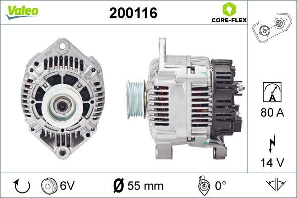 Valeo 200116 - Генератор avtolavka.club