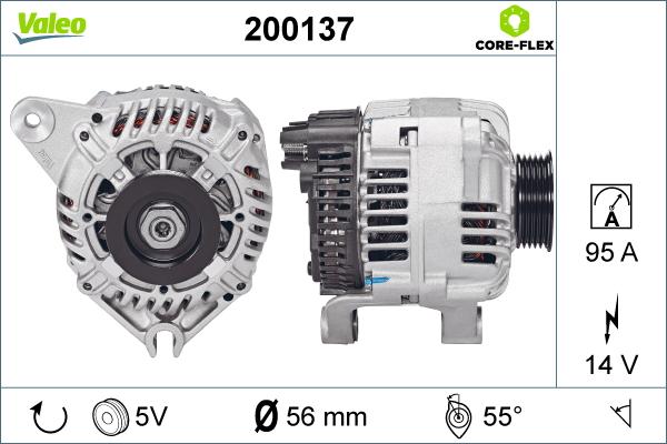 Valeo 200137 - Генератор avtolavka.club