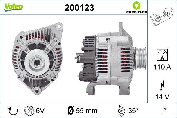 Valeo 200123 - Генератор avtolavka.club