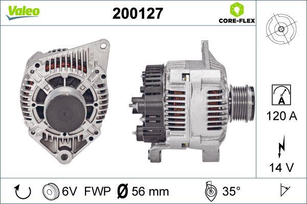 Valeo 200127 - Генератор avtolavka.club