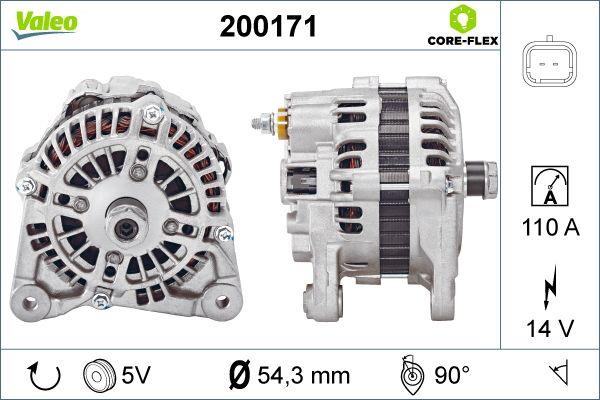 Valeo 200171 - Генератор avtolavka.club