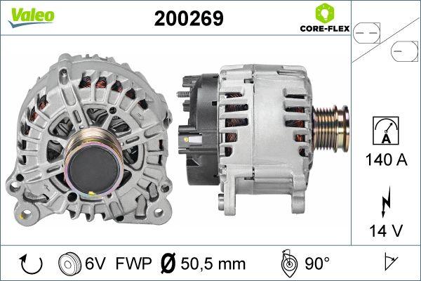 Valeo 200269 - Генератор avtolavka.club