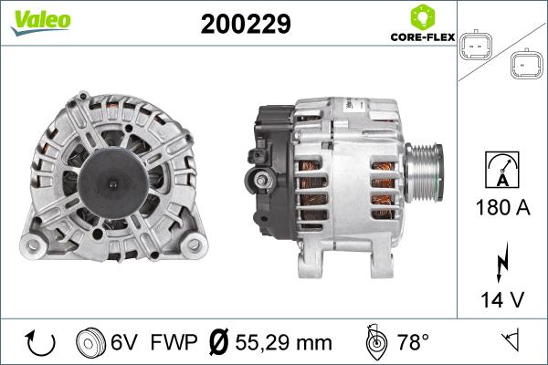 Valeo 200229 - Генератор avtolavka.club