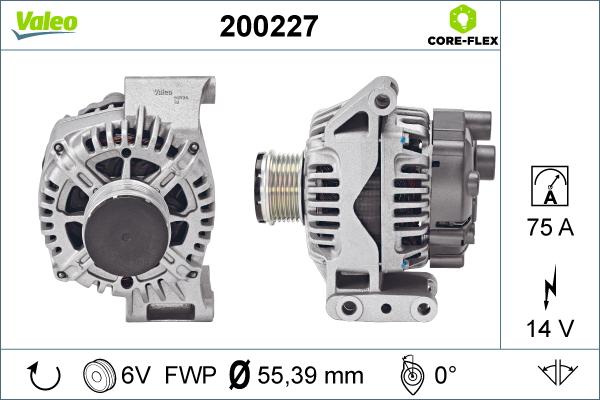 Valeo 200227 - Генератор avtolavka.club