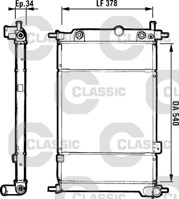 Valeo 230994 - Радіатор, охолодження двигуна avtolavka.club