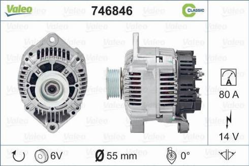 Valeo 746846 - Генератор avtolavka.club