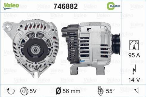 Valeo 746882 - Генератор avtolavka.club