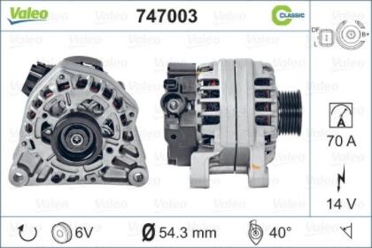 Valeo 747003 - Генератор avtolavka.club