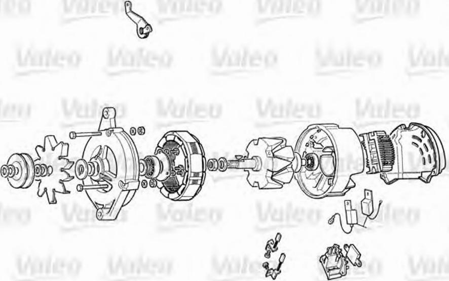 Valeo 7584B - Регулятор напруги генератора avtolavka.club