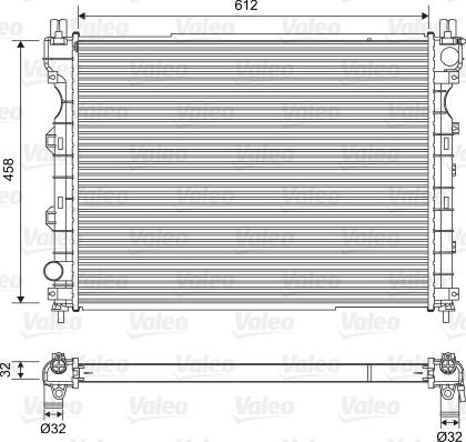 Valeo 701567 - Радіатор, охолодження двигуна avtolavka.club