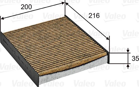 Valeo 701026 - Фільтр, повітря у внутрішній простір avtolavka.club