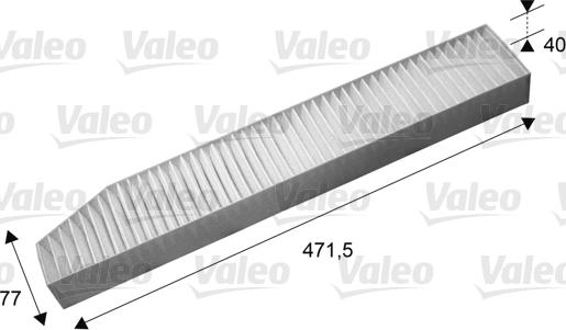 Valeo 715670 - Фільтр, повітря у внутрішній простір avtolavka.club