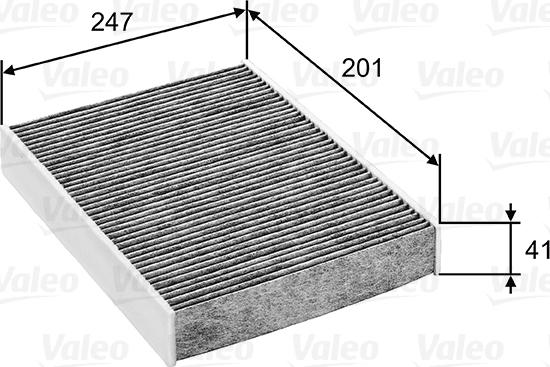 Valeo 715753 - Фільтр, повітря у внутрішній простір avtolavka.club