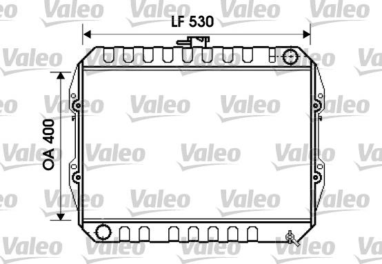 Valeo 734846 - Радіатор, охолодження двигуна avtolavka.club