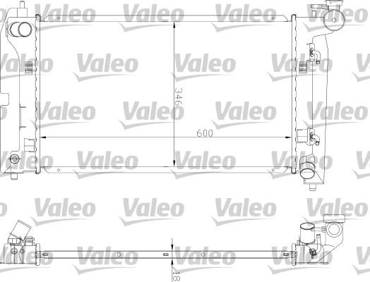 Valeo 734851 - Радіатор, охолодження двигуна avtolavka.club