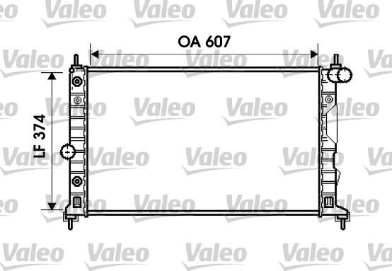 Valeo 734831 - Радіатор, охолодження двигуна avtolavka.club