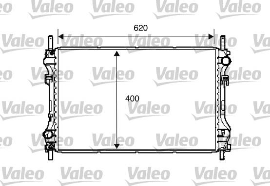 Valeo 734293 - Радіатор, охолодження двигуна avtolavka.club