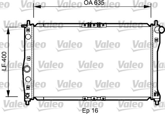 Valeo 734248 - Радіатор, охолодження двигуна avtolavka.club