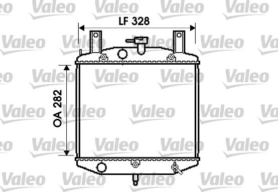 Valeo 734758 - Радіатор, охолодження двигуна avtolavka.club