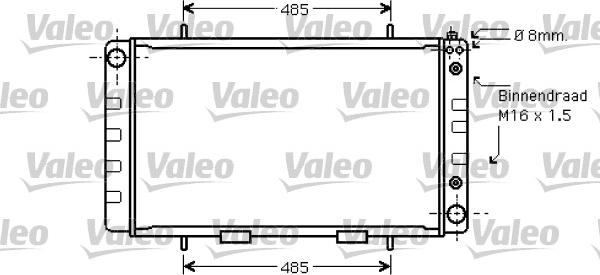 Valeo 734734 - Радіатор, охолодження двигуна avtolavka.club