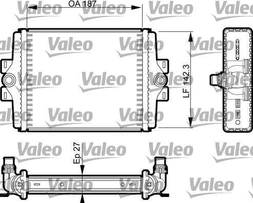 Valeo 735467 - Радіатор, охолодження двигуна avtolavka.club