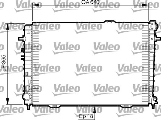 Valeo 735500 - Радіатор, охолодження двигуна avtolavka.club