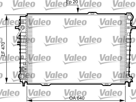 Valeo 735507 - Радіатор, охолодження двигуна avtolavka.club