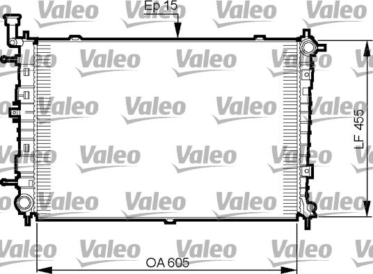 Valeo 735516 - Радіатор, охолодження двигуна avtolavka.club
