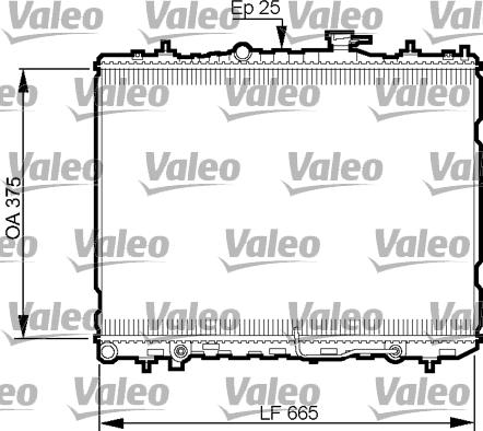 Valeo 735535 - Радіатор, охолодження двигуна avtolavka.club