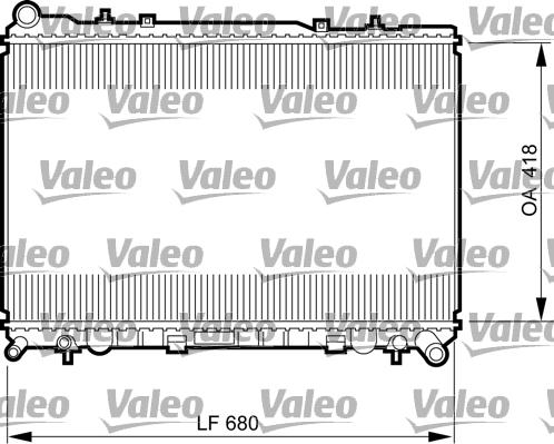 Valeo 735521 - Радіатор, охолодження двигуна avtolavka.club