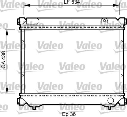 Valeo 735074 - Радіатор, охолодження двигуна avtolavka.club