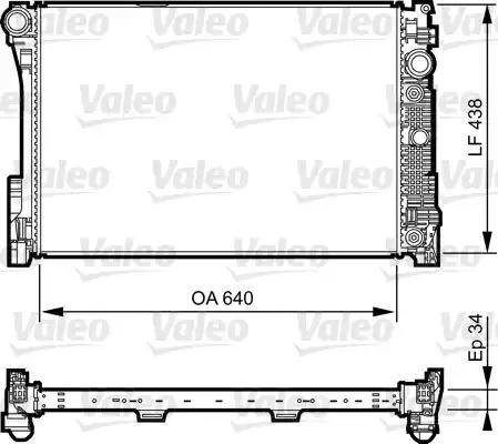 Valeo 735292 - Радіатор, охолодження двигуна avtolavka.club