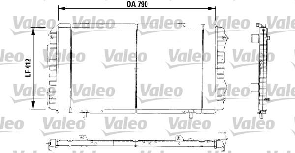 Valeo 730996 - Радіатор, охолодження двигуна avtolavka.club