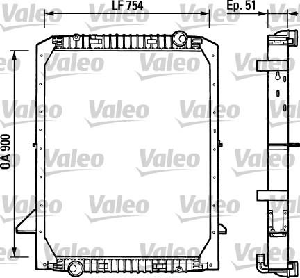 Valeo 730965 - Радіатор, охолодження двигуна avtolavka.club