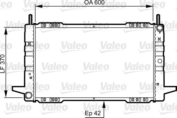 Valeo 730563 - Радіатор, охолодження двигуна avtolavka.club