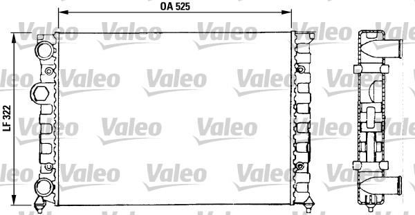 Valeo 730504 - Радіатор, охолодження двигуна avtolavka.club