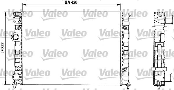 Valeo 730503 - Радіатор, охолодження двигуна avtolavka.club