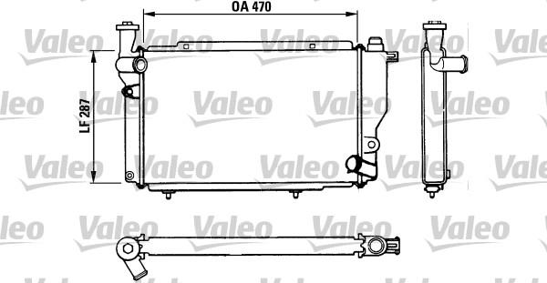 Valeo 730534 - Радіатор, охолодження двигуна avtolavka.club