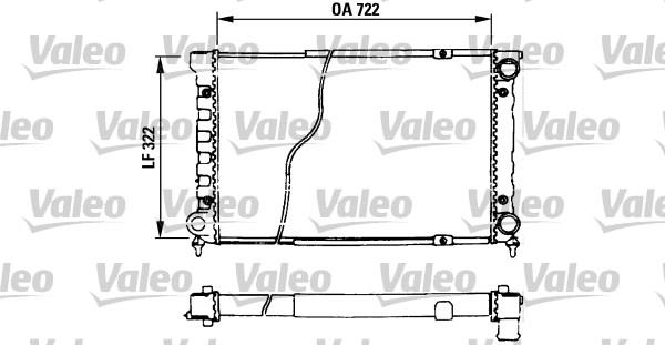 Valeo 730629 - Радіатор, охолодження двигуна avtolavka.club