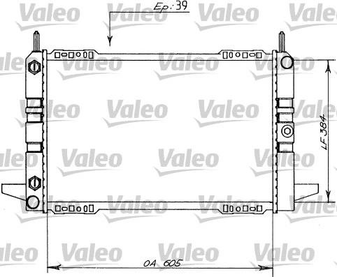 Valeo 730147 - Радіатор, охолодження двигуна avtolavka.club