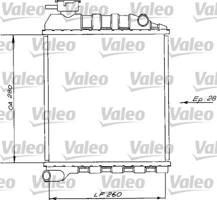 Valeo 730172 - Радіатор, охолодження двигуна avtolavka.club