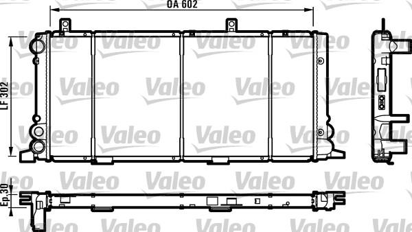 Valeo 730348 - Радіатор, охолодження двигуна avtolavka.club