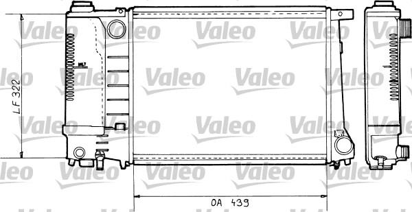 Valeo 730365 - Радіатор, охолодження двигуна avtolavka.club