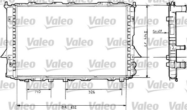 Valeo 730360 - Радіатор, охолодження двигуна avtolavka.club